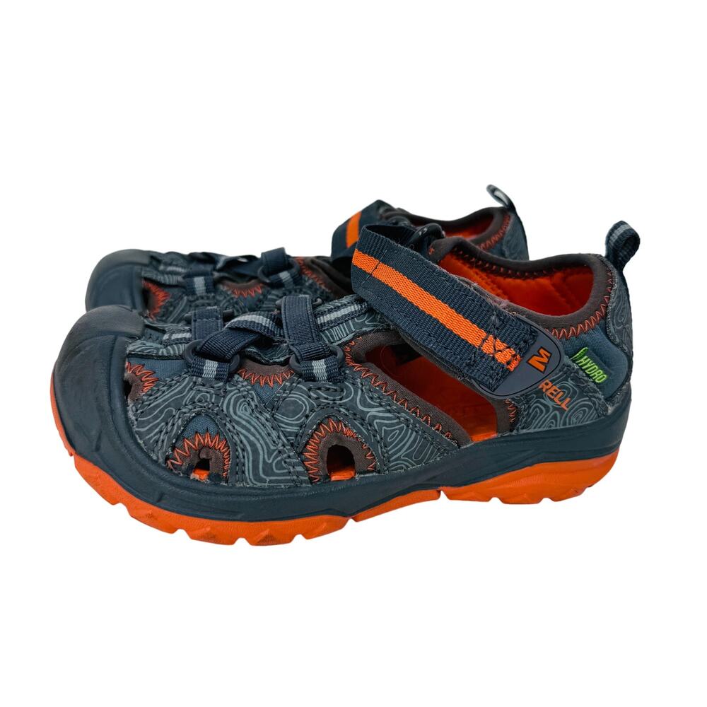 Merrell Hydro Hike Camp Comfort‎ Waterproof Sandals MK262543 Grey Boys Size 11W